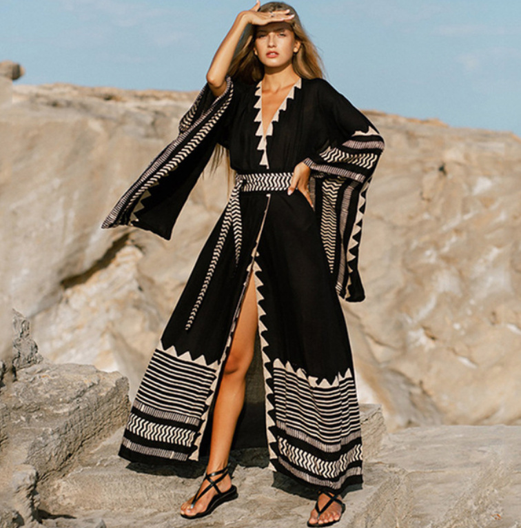 Beach Kimono Style Strandkleid Cora Lang